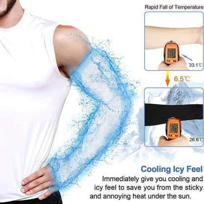 beister 3/6 Pairs UV Cooling Arm Sleeves Sun Protection Unisex for Sports, Cycling, Golf, Running