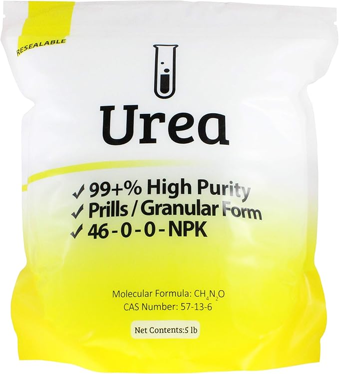 Prilled Urea - 10 lb Bag, 46% Nitrogen, 98.5% Purity, Commercial Grade