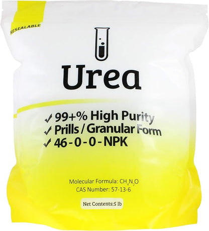 25 lb Prilled Urea 46.0% Minimum Nitrogen Commercial Grade 98.5+% Purity