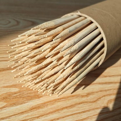 100Pcs 3ft/36in Bamboo Plant Stakes, Garden Stakes, Bamboo Stakes for Tomato, Beans, Potted Plants, Smores Sticks for Fire Pit, Natural Support for Gardening, BBQ, Camping, Home Cooking