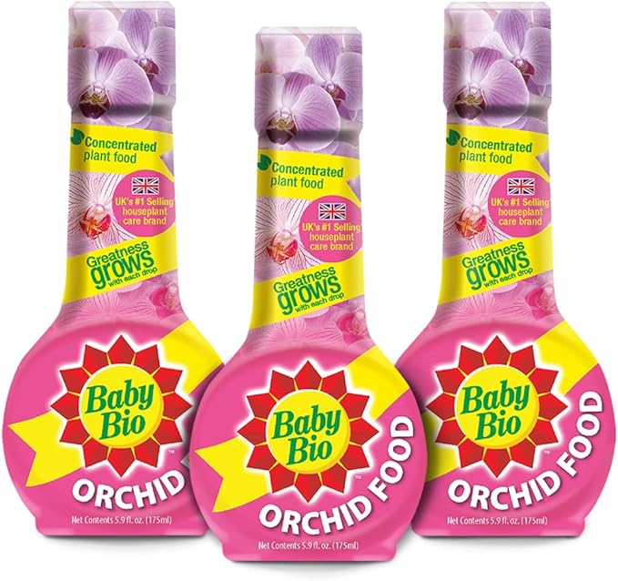 Baby Bio Orchid Food, Concentrate, 5.9 Oz (3-Pack)