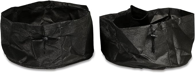 Aquascape Aquatic Lily Plant Pots for Pond and Water Garden, 14-inch x 7-inch, Black, 2-Pack | 98929