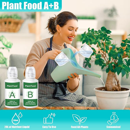 Replacement for Aerogarden Pods Hydroponic Accessories, Grow Anything Seed Pods Kit with 25 Grow Sponges, 25 Grow Baskets, 25 Pod Labels, 25 Grow Domes and 200ml A&B Plant Food Nutrients