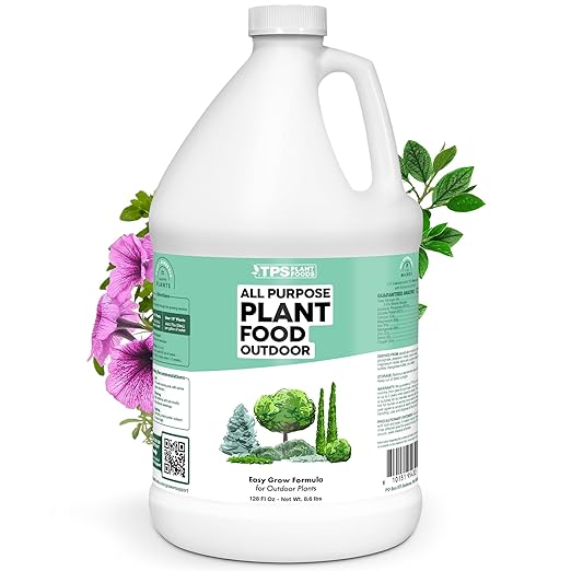 Plant Food Outdoor, Complete Liquid Outdoor Plant Fertilizer, 1 Gallon (128 oz)