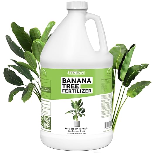 Banana Tree Fertilizer – Liquid Fertilizer for All Banana Tree Varieties, Supports Growth & Fruiting, 1 Gallon