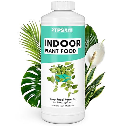 TPS NUTRIENTS Indoor Plant Food for Houseplants, Liquid Fertilizer, 32 oz (1 Quart)