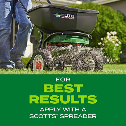 Scotts Turf Builder Rapid Grass Tall Fescue Mix - Combination Grass Seed and Fertilizer for Lawns, Lawn Seed That Grows in Just Weeks, 16 lbs.