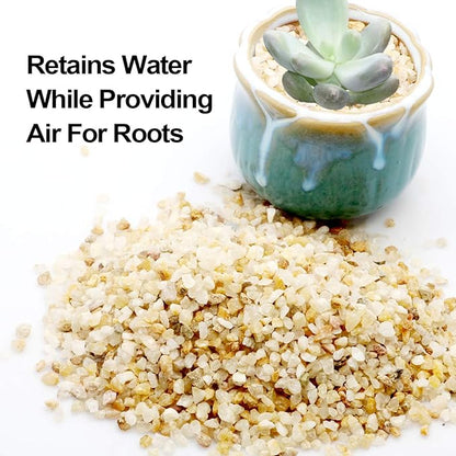 TOYPOPOR 6lb Succulent and Cactus Bonsai Gritty Mix Rocks, Natural Coarse Sand Stone, Potted Plant Decorative Gravel, DIY Projects Pebbles for Vases Fillers, Terrarium, Fairy Gardening, Top Dressing