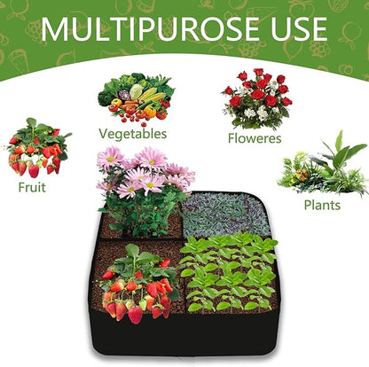 2Packs 30 Gallon Breathable & Durable Fabric Grow Bags - 2x2FT Heavy Duty Nonwoven Fabric Pots for Indoor Outdoor Vegetable and Flower, Perfect for Spring and Summer Gardening