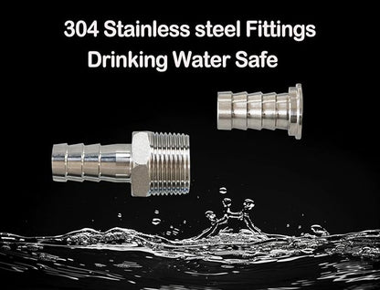 Atlantic RV Drinking Water Safe Hose 4 ft Short Garden Hose Extension: Lead, BPA, Phthalate-Free, and PVC-Free.