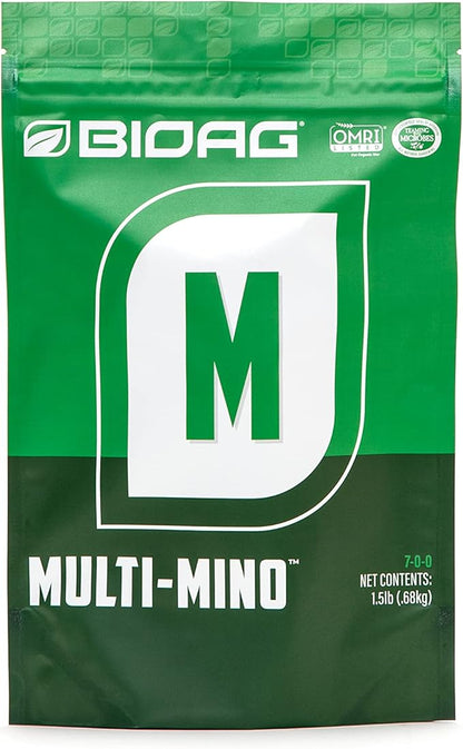 BioAg Multi-Mino Organic Micronutrient Fertilizer, Amino Acid Complexed Micronutrient Fertilizer (1.5 lbs)