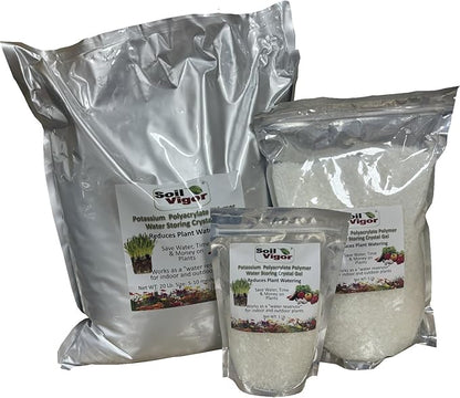 Super Absorbent Polymers Moisture and Fertilizers Keeper for Plants (10 Lb.)