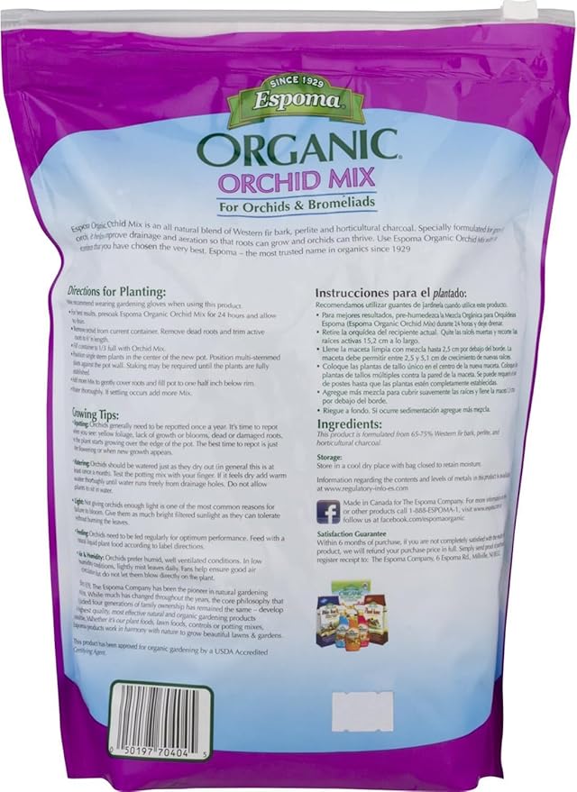 Espoma OR4 Organic Orchid Mix Potting Soil, 4-Quart (2)