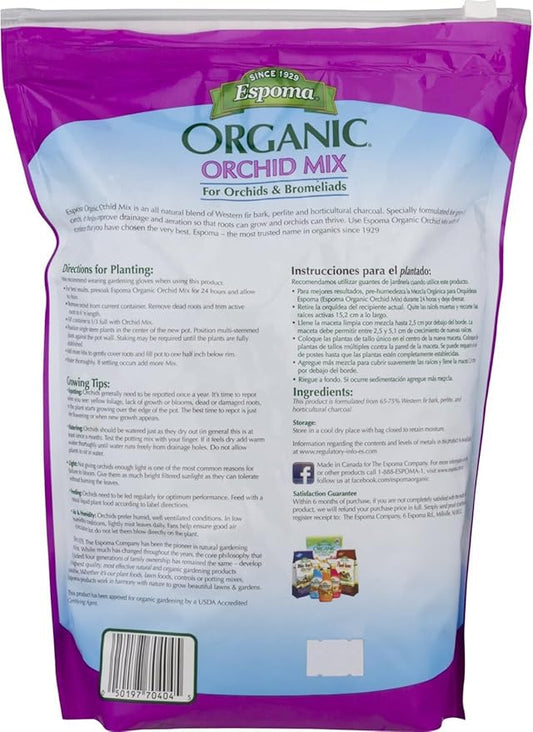 Espoma OR4 Organic Orchid Mix Potting Soil, 4-Quart (2)