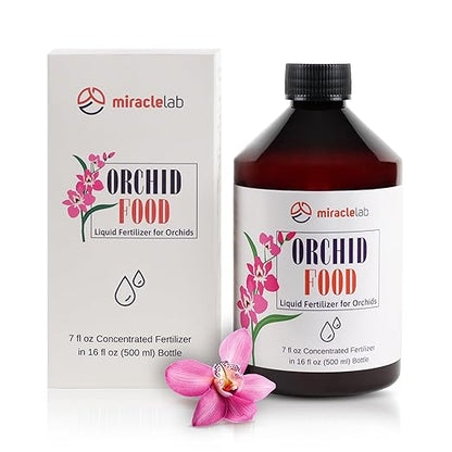 Liquid Orchid Fertilizer - Special Formula with Natural Organic Ingredients (7 oz)