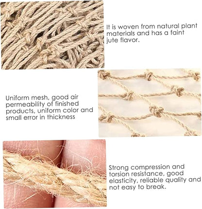 Yeory Jute Plant Support Netting Jute Garden Netting for Plants Natural Garden Trellis Twine Net for Pea Bean Climbing Vegetable 79x197 in, Garden Netting for Plants