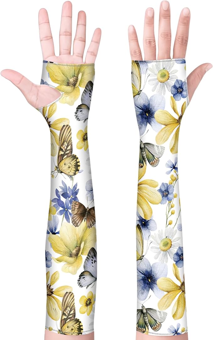 Gardening Sleeves for Women Farm Sun Protection Thorn Proof Cooling Arm Sleeves to Cover Arms for Garden Sports