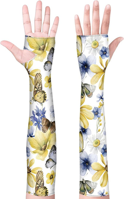 Gardening Sleeves for Women Farm Sun Protection Thorn Proof Cooling Arm Sleeves to Cover Arms for Garden Sports