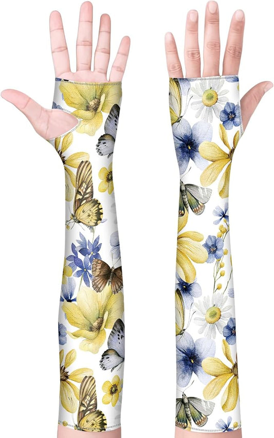 Gardening Sleeves for Women Farm Sun Protection Thorn Proof Cooling Arm Sleeves to Cover Arms for Garden Sports
