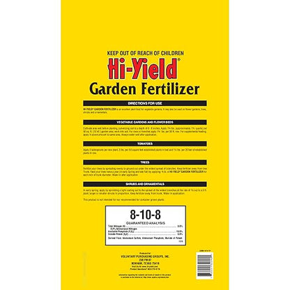Hi-Yield (32086) Garden Fertilizer 8-10-8 (4 lbs.)
