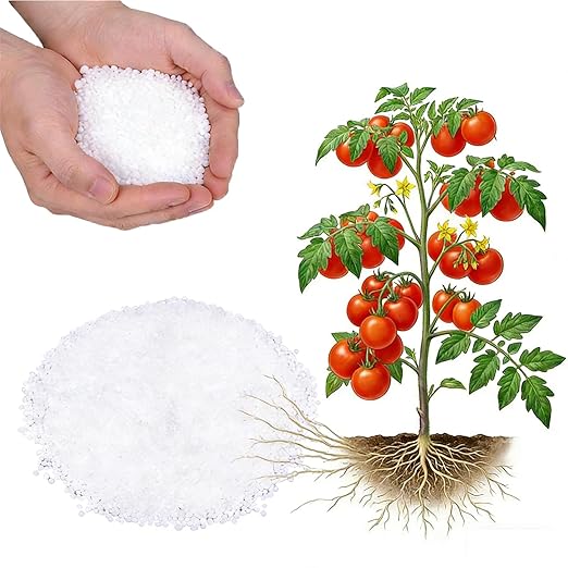 1LB Calcium Nitrate Fertilizer, 15.5-0-0 Nitrogen Fertilizer with Calcium, Indoor Plant Fertilizer, Plant Food for Houseplants, Lawn, Vegetable, Trees, Boost Stem & Leaf Growth, Improves Root Health