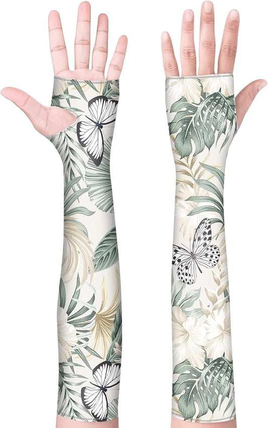 Gardening Sleeves for Women Farm Sun Protection Thorn Proof Cooling Arm Sleeves to Cover Arms for Garden Sports
