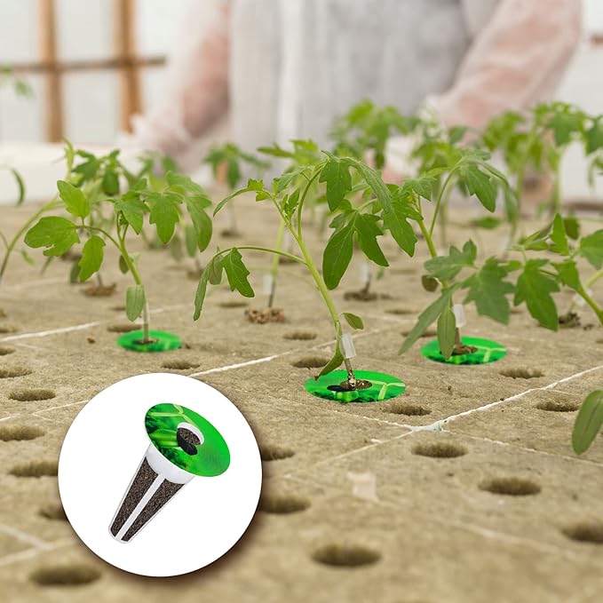 120pcs Plant Grow Stickers, Grow Baskets Labels Hydroponic Plant Label for Seedlings Garden Pods Plant Labels for Labeling Plants and Understanding Plant Growth