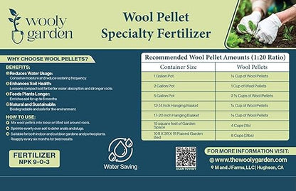 Wool Pellet Specialty Fertilizer (2lbs)