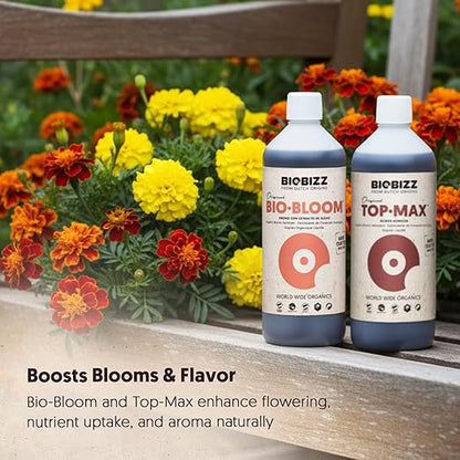 BioBizz All·Pack Outdoor - Complete Organic Nutrient Kit (6 x 16.9 fl oz) | Natural Fertilizer for Outdoor Plants, Soil Enhancer, Root & Bloom Booster for Garden Growth