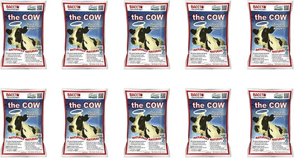 Michigan Peat Baccto 1640 Wholly Cow Horticultural Compost and Manure for Soil Amendment, Lawn Care, Garden Beds, and More, 40 Quart Bag (10 Pack)