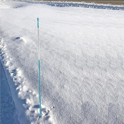 The ROP Shop 5/16" (Pack of 20) Blue Driveway Markers, Snow Stakes Poles with Reflective Tape, Cap & Tapered End for Snow Plowing Driveways, Parking Lots, Walkways, Sidewalks