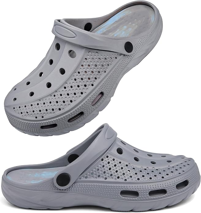 Women Men Orthopedic Clogs Arch Support Garden Shoes Sandals Slippers with Plantar Fasciitis Insoles