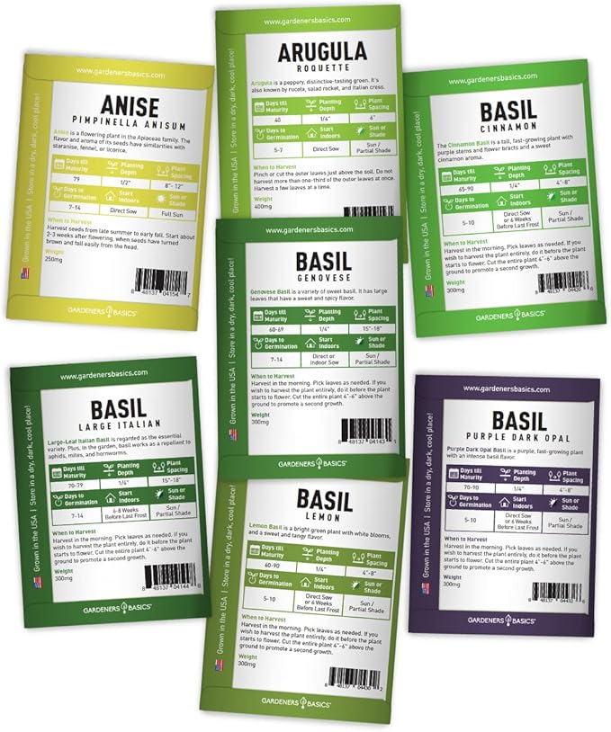 Gardeners Seed Vault Kit - 70 Varieties of Vegetable and Herb Seeds for Your Garden | Non-GMO Heirloom Seeds for Planting, Prepping, Survival, Indoor Outdoor Gardening, Containers, Raised Beds