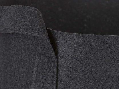 247Garden 5-Pack 10-Gallon Aeration Fabric Pot/Plant Grow Bag w/Handles (260 GSM, Black, 13H x 15D)