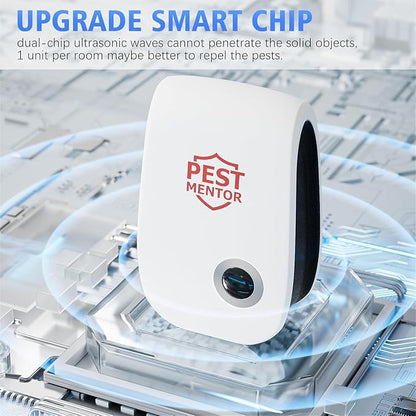 Ultrasonic Pest Control Repeller 10 Packs, Electronic Pest Repellent, Insect Repeller for Bugs, Mouse, Mosquito, Roach, Rodent, Spider, Ant