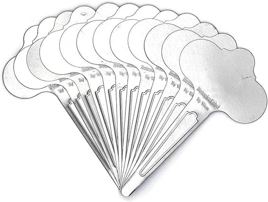 Bosmere Wren Professional 6-1/2-Inch Stainless Steel Re-Usable Plant Labels (Pack of 12)