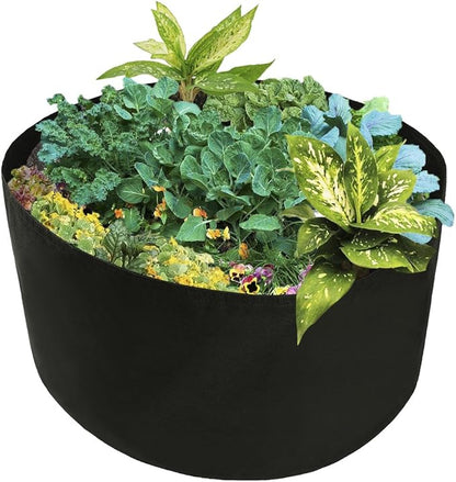 2pcs 150 Gallon Yard Grow Bags,Large Garden Bag,Thickened Nonwoven Plant Fabric Pots,Grow Pots Big Pots Plant for Nursery Garden,Planting