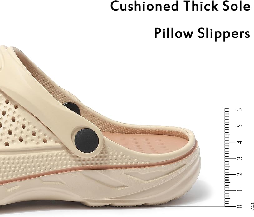 Women Men Orthopedic Clogs Arch Support Garden Shoes Sandals Slippers with Plantar Fasciitis Insoles