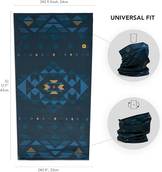 Performance neck gaiter - UPF50+ Ultra Soft & Breathable all season sport mask for Men and Women