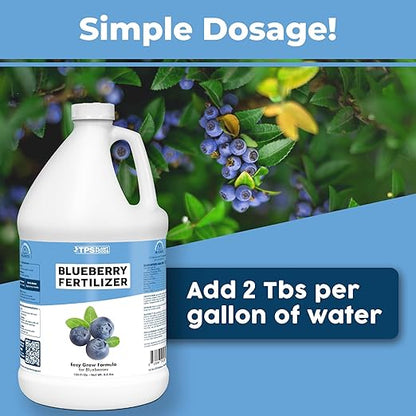 Blueberry Fertilizer – Liquid Fertilizer for Blueberry Bushes & Acid-Loving Plants, 1 Gallon