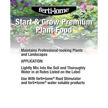 Fertilome (13745) Start & Grow Premium Plant Food 19-6-12 (3.25 lbs.)
