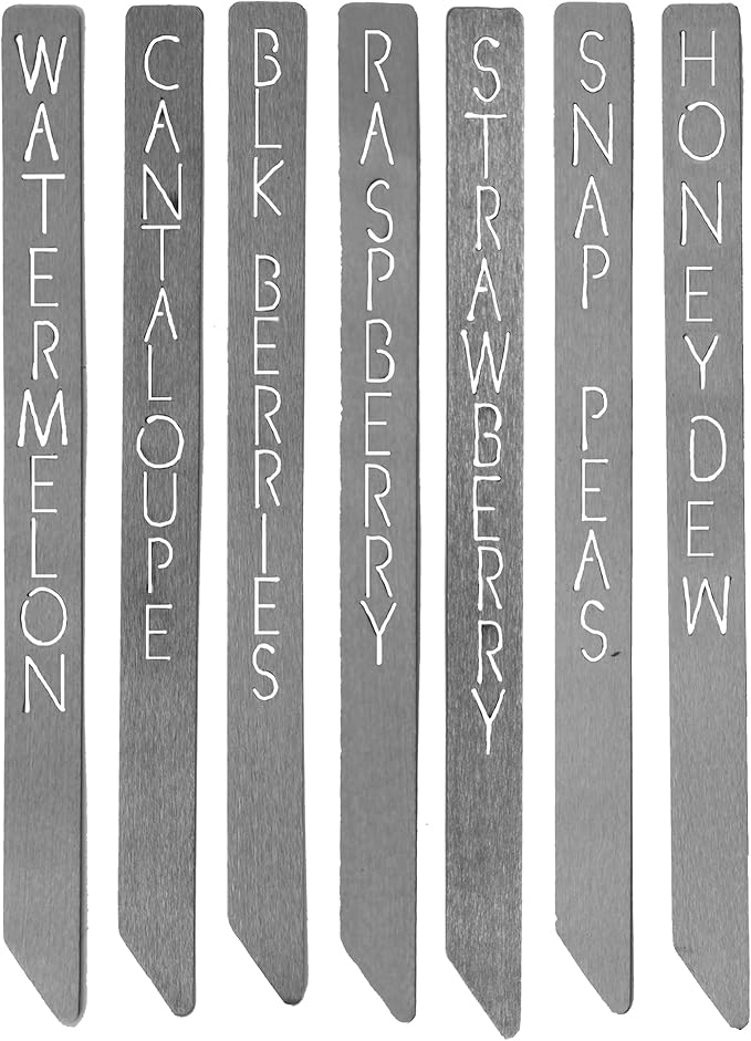 Garden Markers – Custom Metal Plant Stakes with Labels | 70+ Design Options | Personalized Garden Signs | Rust-Resistant Powder Coat Finish | Made in USA