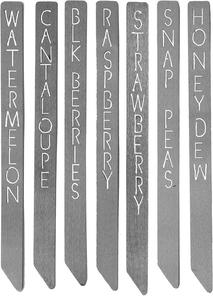Garden Markers – Custom Metal Plant Stakes with Labels | 70+ Design Options | Personalized Garden Signs | Rust-Resistant Powder Coat Finish | Made in USA