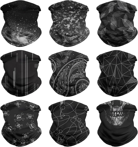 Neck Gaiter Face Cover - Sun Protection Mask Balaclava for Men and Women