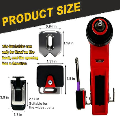 [MAGG HEVI] Tool Holster Compatible with Milwaukee M12 New Generation Tools,Gravity Locking Clip-On Tool Belt Holder for Drills, Driver, Impacts,Multi-Tool and More on Your Belt