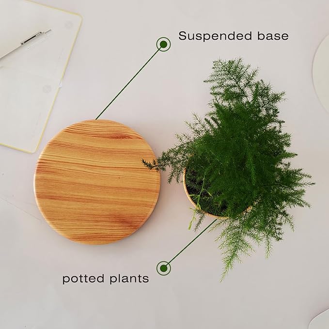 Planting Flower pots,Levitating Plant Pot,Magnetic levitation,Floating Plant Pot,Hanging Flower pots,Suspendded Flowerpot,Hanging planters for Indoor Plants