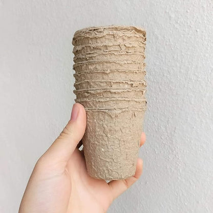Biodegradable Peat Pots Set (60 Pots)