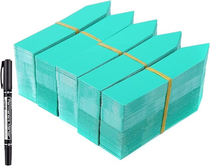 1000 Pcs 4 Inch Garden Plant Labels, Plastic Nursery Tags Waterproof Pot Seed Markers, Green