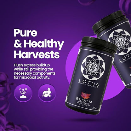 Bloom Pro Series - Hydroponic Plant Nutrients and Fertilizer, Water Soluble Plant Food, for Coco Coir Hydro and Soil, Enhances Flowering and Fruiting, Indoor and Outdoor Grows (32oz)