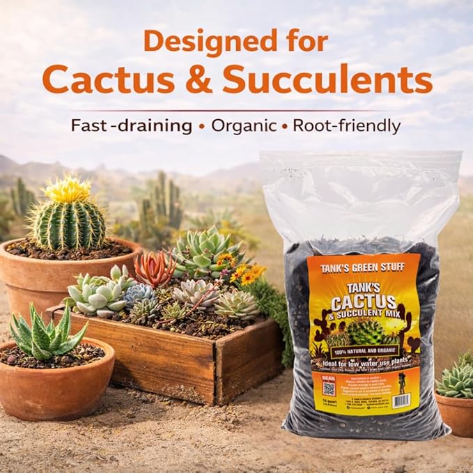 Tank's Cactus & Succulent Mix 16 qt Bag